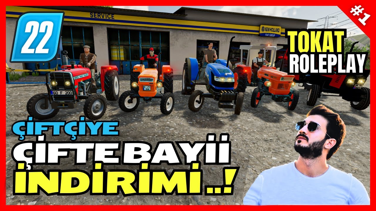 BAYİDEN ÇİFTÇİYE EKONOMİK TRAKTÖR | FS22 GERÇEK HAYAT | MEDRP TOKAT 1.BÖLÜM