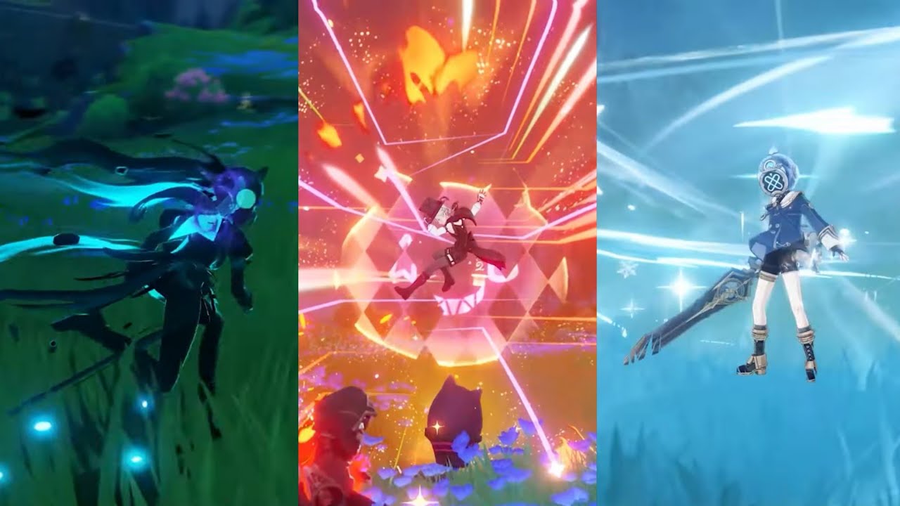 Lyney,Lynette & Freminet Skills and Gameplay | Genshin Impact
