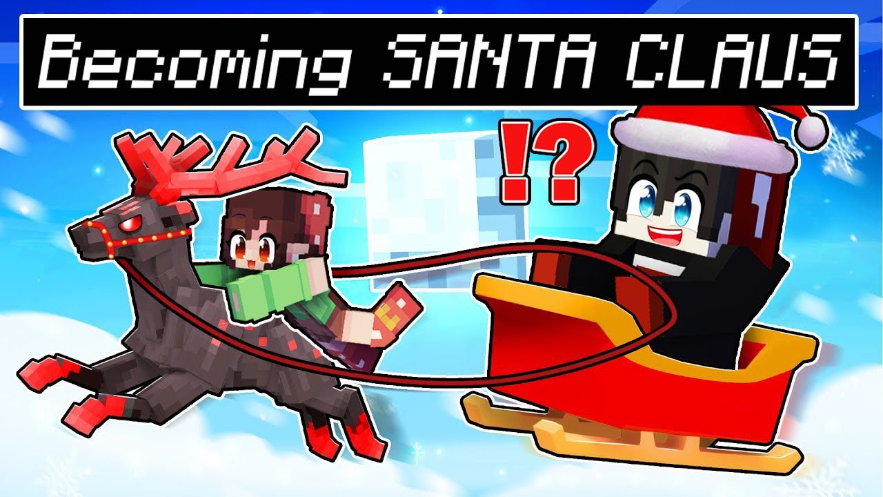 HOW I Became Real SANTA CLAUS in Minecraft  ( Tagalog )