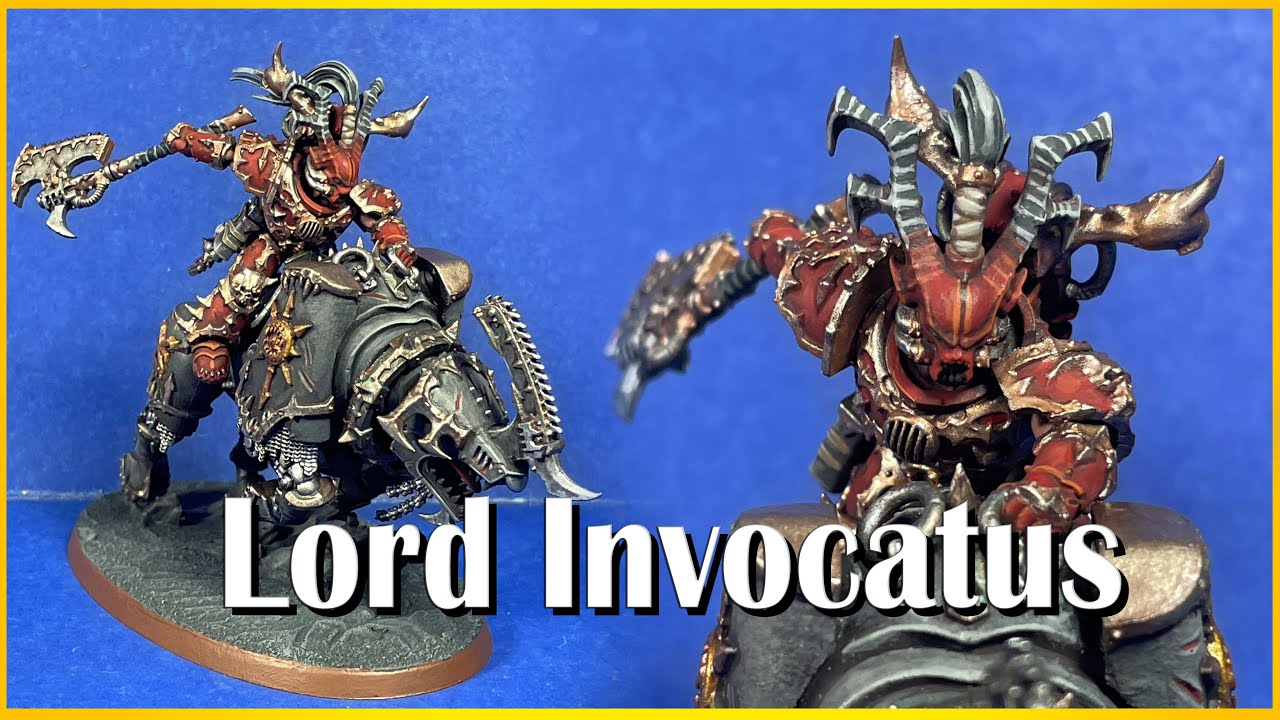 A simple and easy model apart from the trim - Joyful Painting - World Eaters -Lord Invocatus