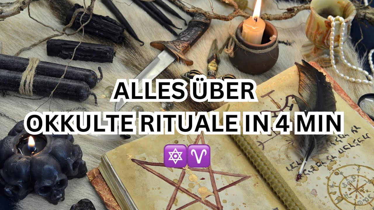 Okkulte Rituale und Praktiken [Alles Wichtige in 4 Minuten]