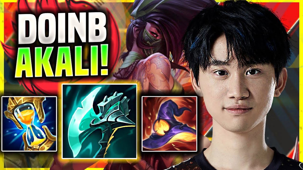 DOINB DESTROYING WITH AKALI! - FPX DoinB Plays Akali Mid vs Nocturne! | Season 11
