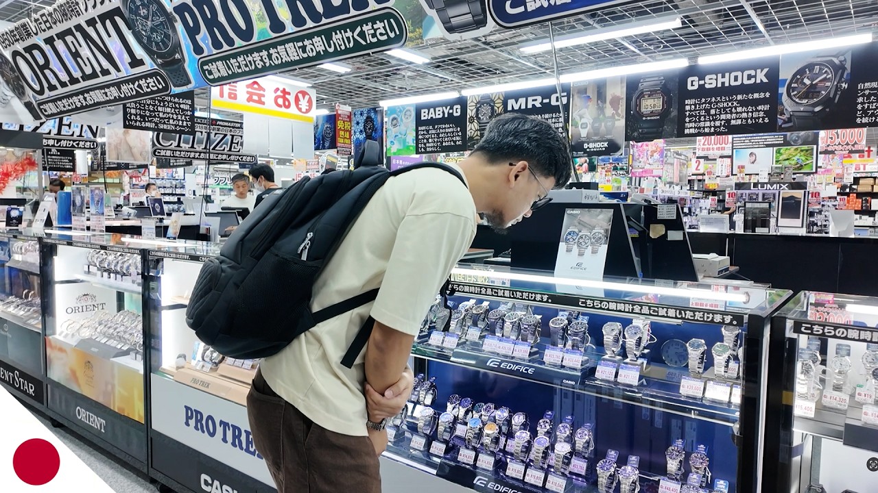 Японские часы Seiko в магазине Yodobashi вас ШОКИРУЮТ! Также представлены Citizen и Casio.