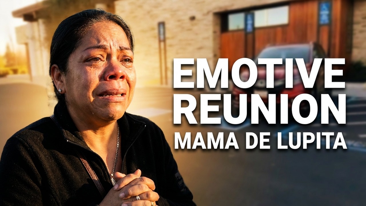 MAMA DE LUPITA ZÚÑIGA YA PUDO VERLA Y TOCARLA 
