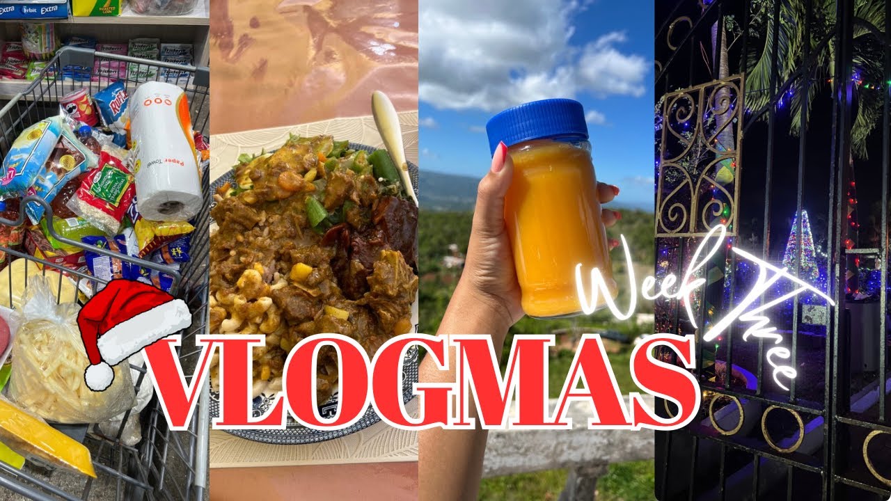 VLOGMAS WEEK 3🎄✨| Christmas Dinner, Baking, Grocery Shopping, Juice Shots + Family Time 