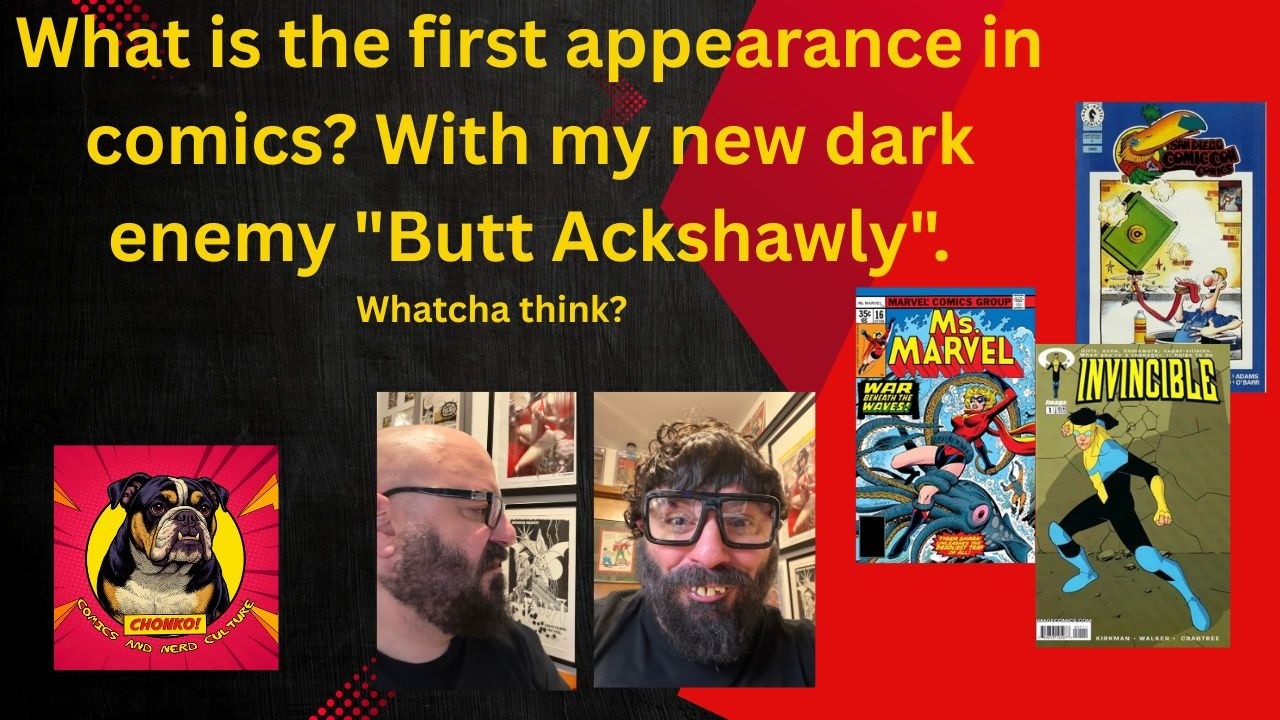 What is the first appearance in comics?  With my new dark enemy 