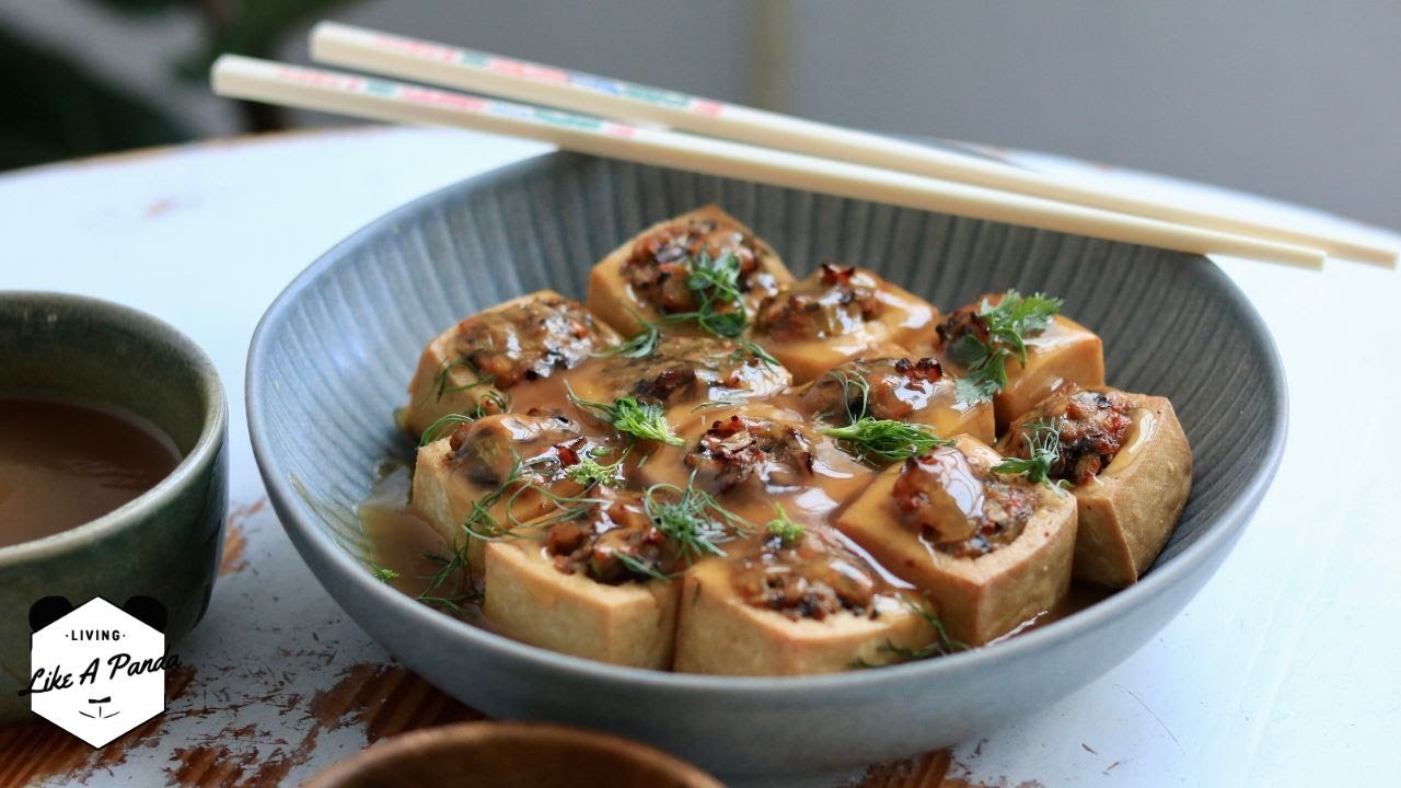 TOFU RELLENO estilo HAKKA | Living Like A Panda