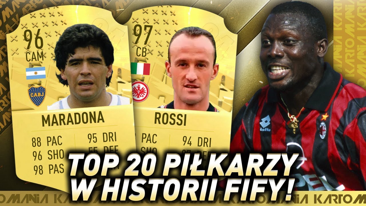 TOP 20 Piłkarzy w 30-letniej historii FIFY!