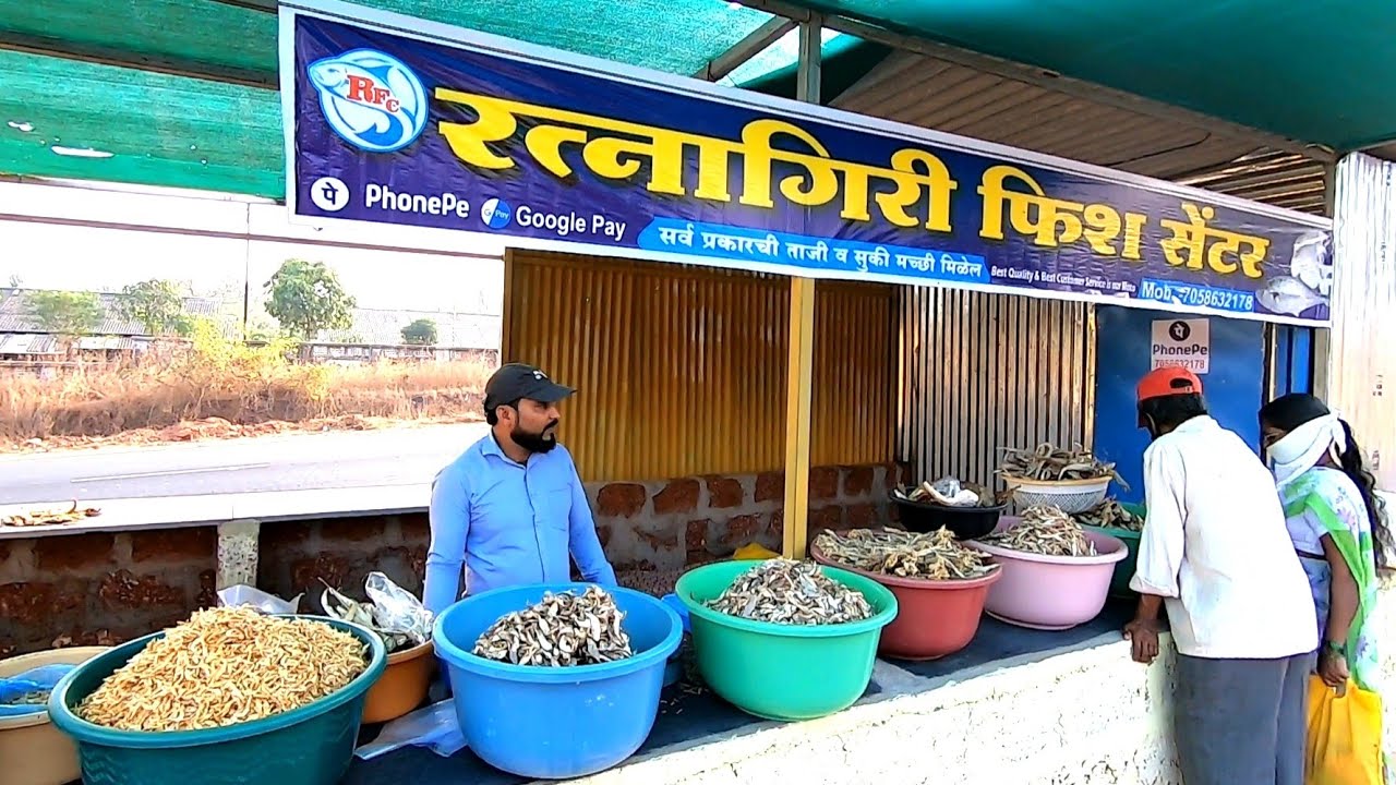 Dry Fish Market Ratnagiri  | Wholesale Dry Fish Market Ratnagiri | Konkan