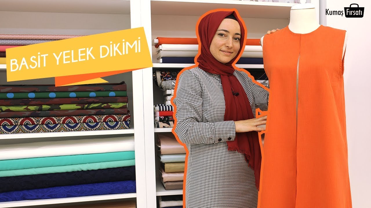 Yeni Başlayanlar için Basit Yelek Dikimi Nebihan Akça - Easy Vest Sewing for Beginners Nebihan Akça