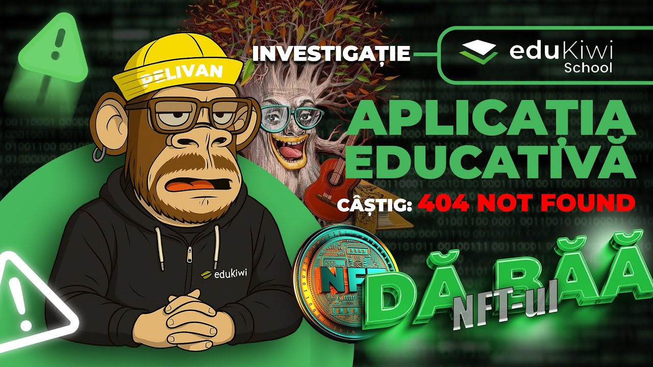 INVESTIGAȚIE: @eduKiwiSchool NEȚEAPA CU&nbsp;IZ&nbsp;DE&nbsp;NFT