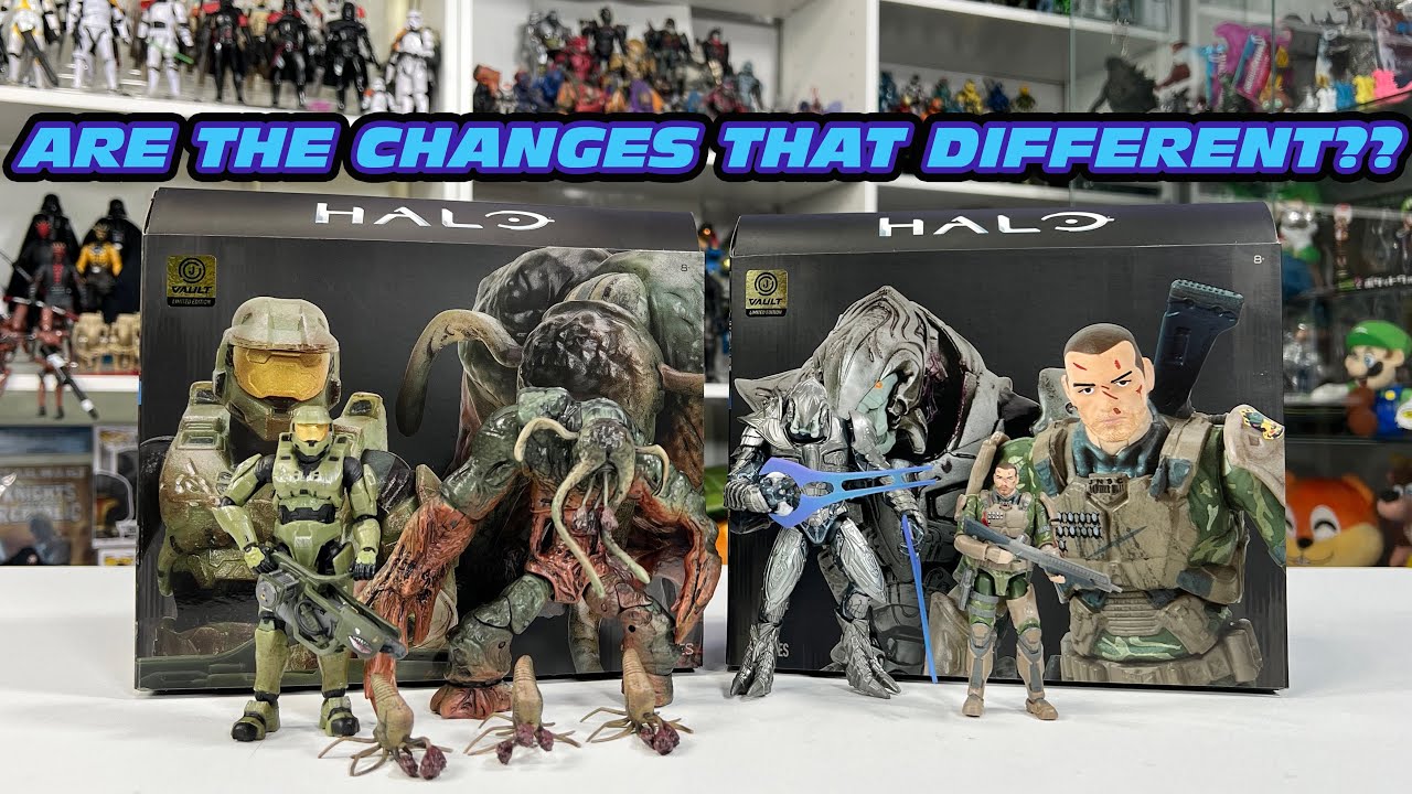 SGT. Forge and Ripa "Moramee Jazwares Vault Re-Release Along with Halo 3 Flood