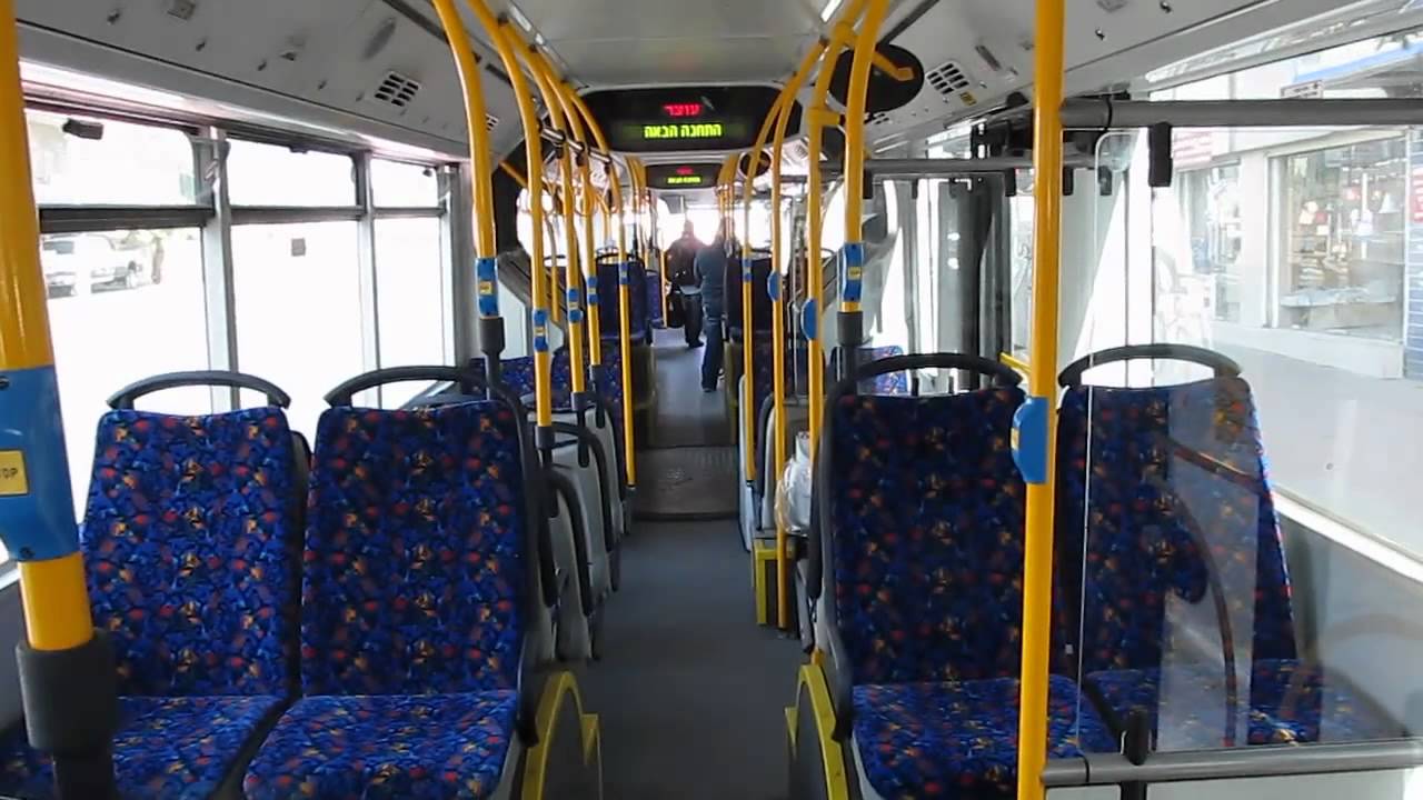 MAN NG363F ( BRT ) #615 bus ride from Israel HD