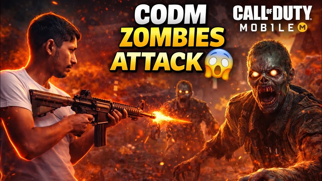 CODM Zombies Mode 😱 | Survived Zombie Attack | Call of Duty Mobile Gameplay#codmobile@jaibakhan4392 