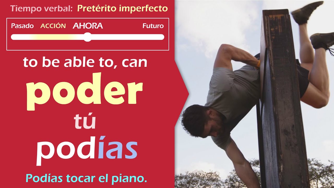 Aprende a conjugar correctamente verbo PODER español