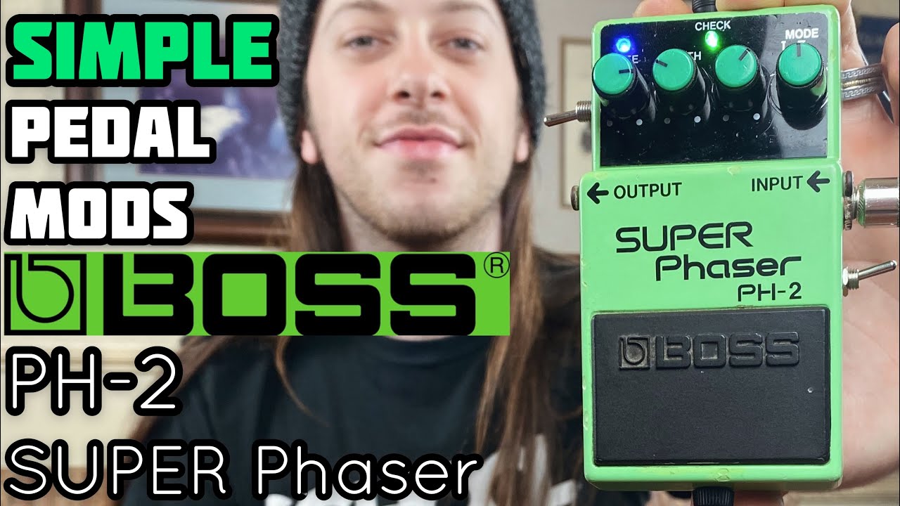 EASY MODS: Boss PH-2 Super Phaser (LEDs, LFO Disable/Pulsar & More)