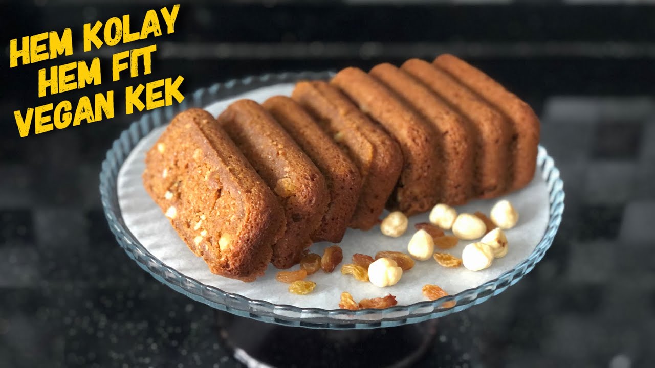 AŞIRI KOLAY, RAFİNE ŞEKERSİZ VEGAN KEK | FAVORİ KEK TARİFİNİZ OLABİLİR !!!