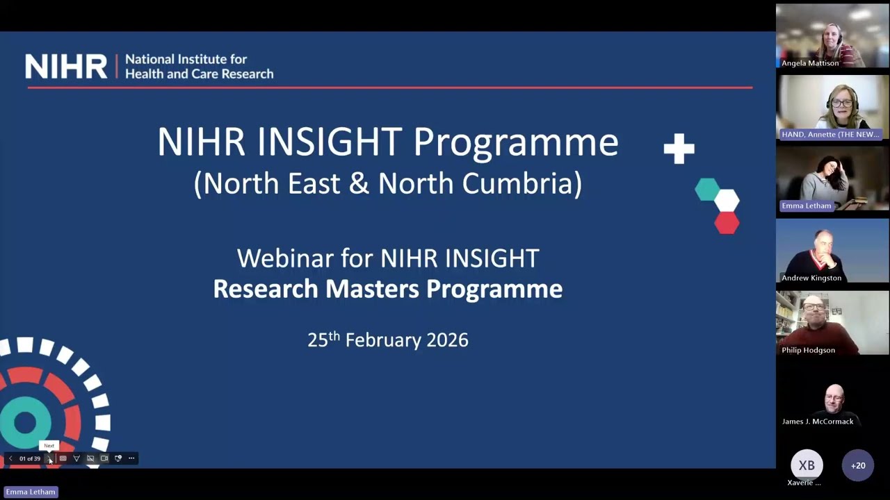 NIHR INSIGHT Research Funded Masters