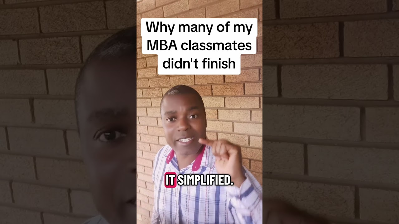 Why many of my MBA classmates didn't finish 