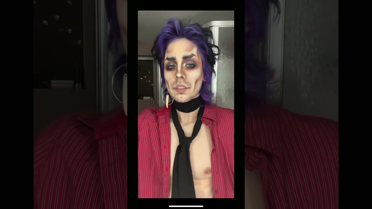 Drag king expectations vs reality #drag #dragking #dragkingmakeup #dragmakeup #chestplate #cosplay