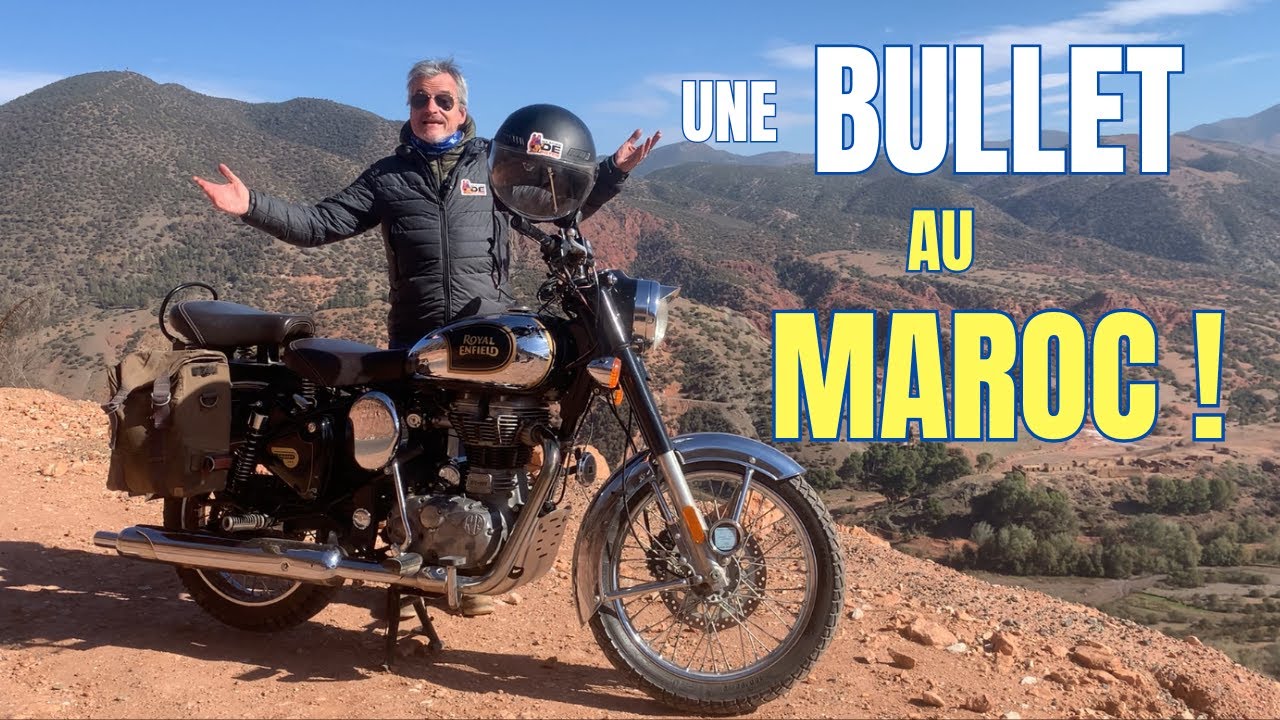 Une Vraie Aventurière ? J'ai Testé la 500 ROYAL ENFIELD BULLET sur les pistes du MAROC !