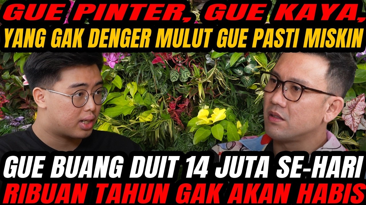 GA DENGER GUE LO PASTI MISK!N !! GUE BUANG UANG 14 JUTA SEHARI RIBUAN TAUN GA BAKAL HABIS !!