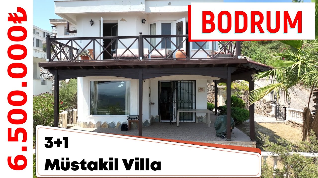Bodrum Adabükü Site İçinde Satılık Müstakil Villa