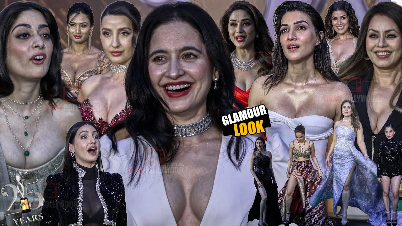 Glamour Queen | Actress Stunning Look at IIFA 2025 Jaipur | Kareena Kapoor, Madhuri, Nora, Sanjeeda