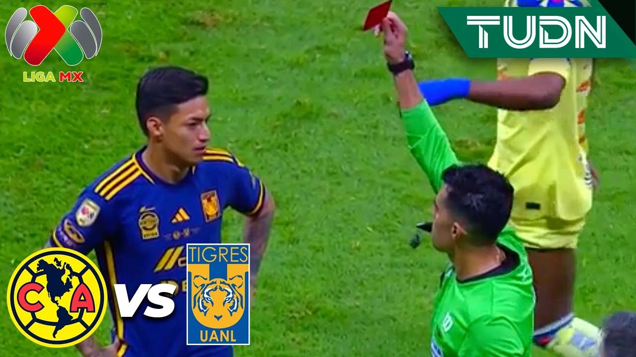 ¡POLÉMICA! ROJA DIRECTA A FULGENCIO | América 0-0 Tigres | AP2023 - Final VUELTA | TUDN