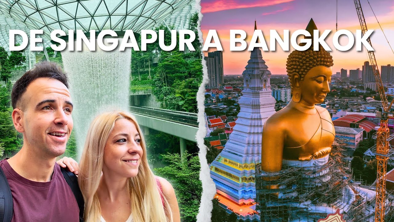 Llegamos a Tailandia 🇹🇭 | De Singapur a Bangkok