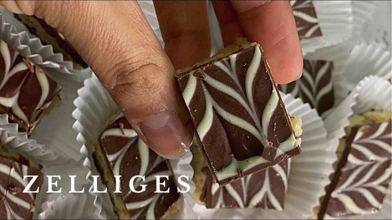 ZELLIGES AUX CACAHUÈTES // IDÉE GÂTEAUX AID .