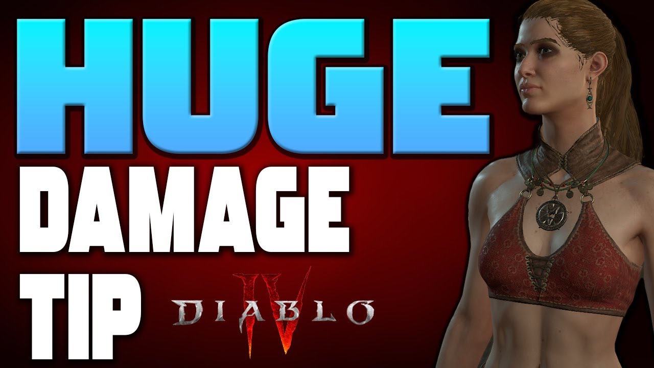 Diablo 4 -  BIG DAMAGE TIP! Get BETTER Legendary Items Rolls EASY
