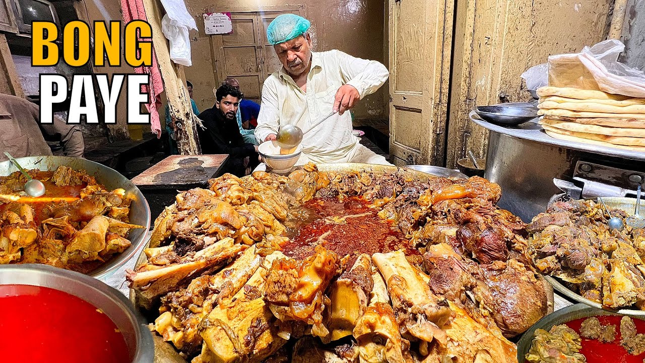 63 YEARS OLD RECIPE | TARA BONG PAYE | THIS WILL MELT IN YOUR MOUTH | STREET FOOD TOUR LAHORE