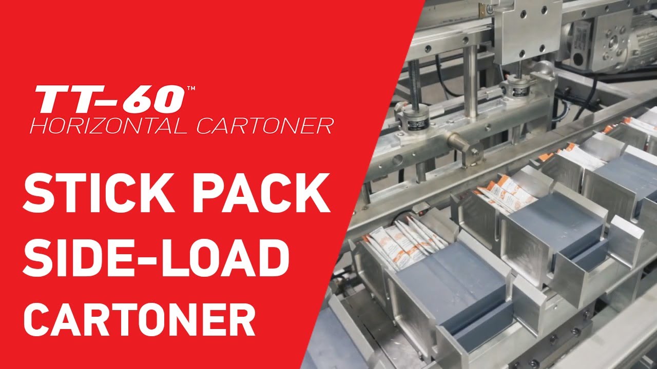Cartoner Machine For Stick Packs - Model TT-60