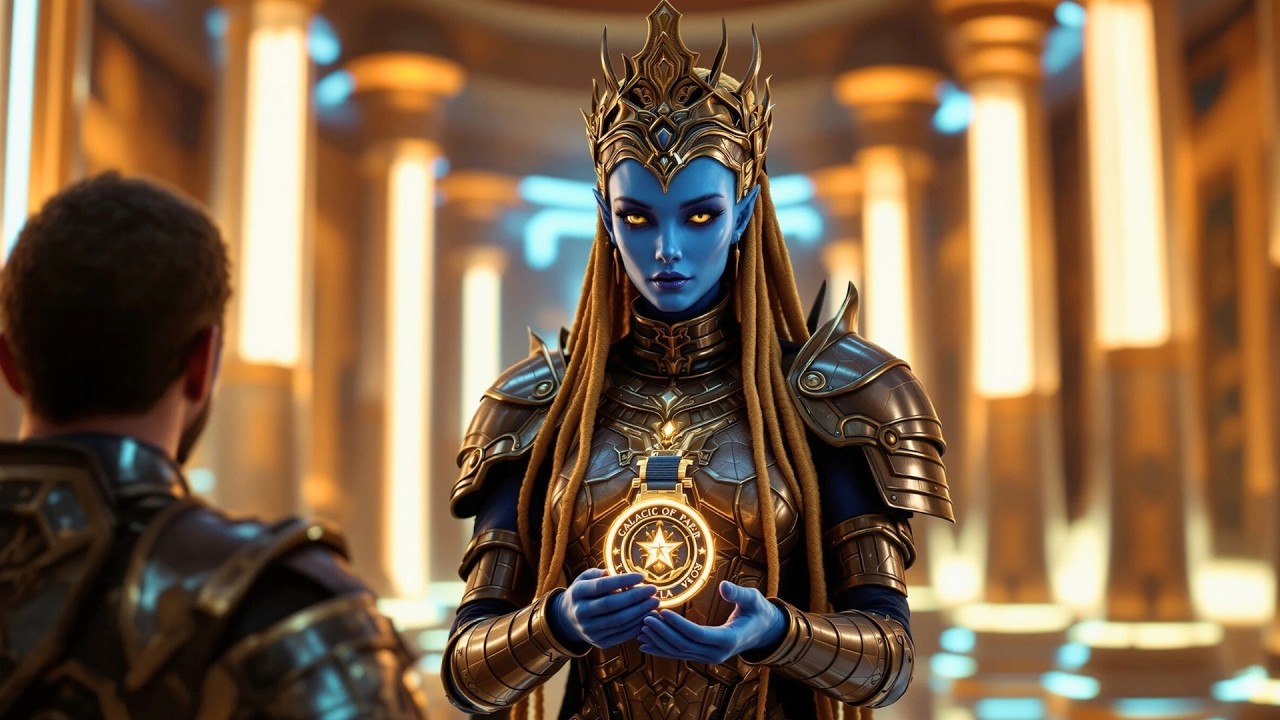 The Alien Queen Mocked Me, But She Was Speechless When She Saw My Galactic Medal.!
