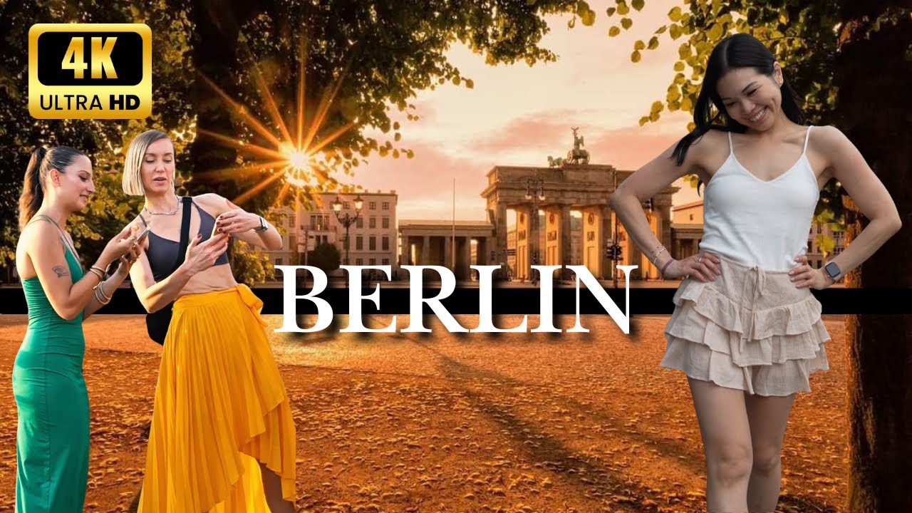 Berlin Autumn Walk 4K 🍁 | Peaceful Streets & Cozy City Ambience