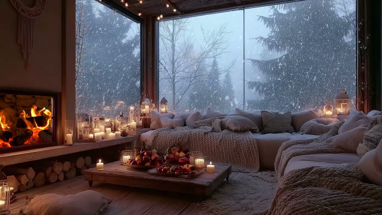 Quiet Winter Evening Piano | Soft Seasonal Melodies for Deep Sleep, Study Focus & Relaxation