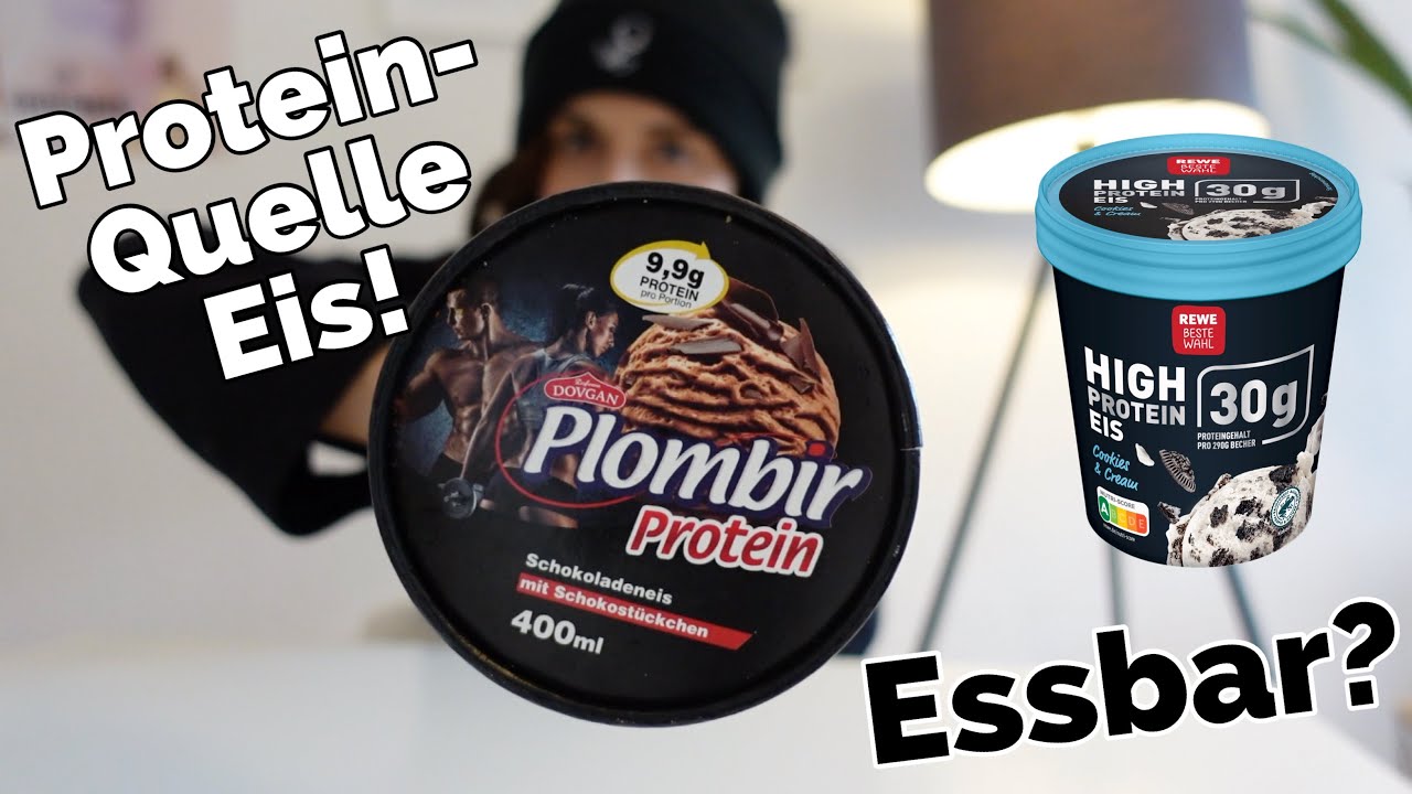 PLOMBIR SCHOKO & REWE COOKIES & CREAM PROTEINEIS im Test