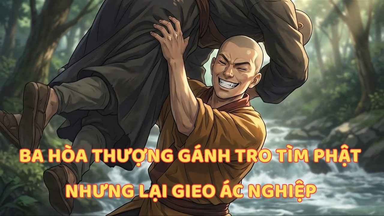 Ba hòa thượng gánh tro tìm Phật nhưng lại gieo ác nghiệp|Chuyện dân gian