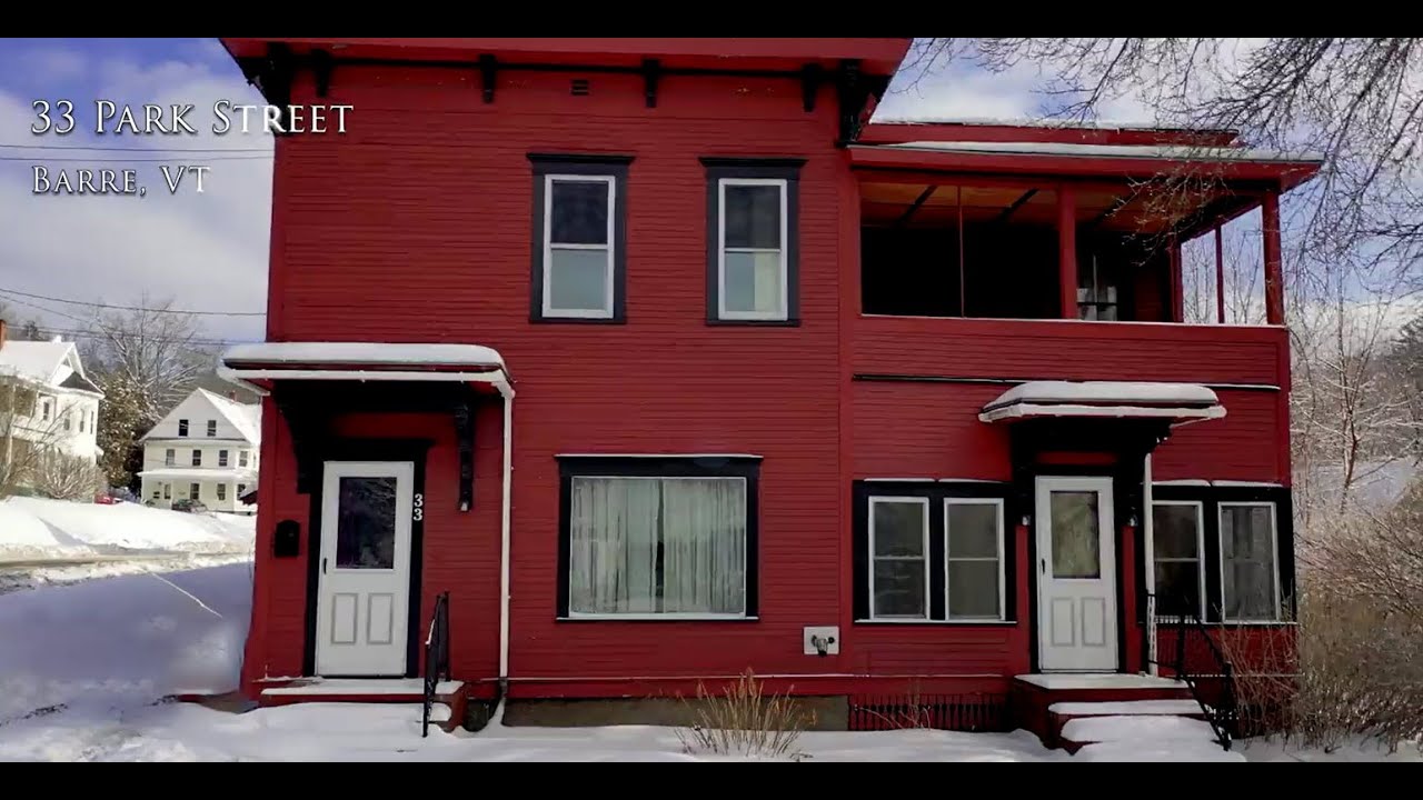 33 Park Street Barre VT 05641 Drone Video. ****SOLD****