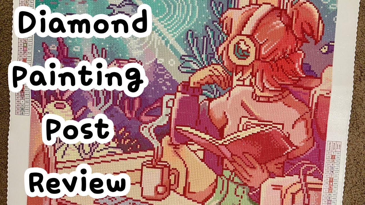 underwater train by mrsbutterd + diamond art club | diamond painting post review!