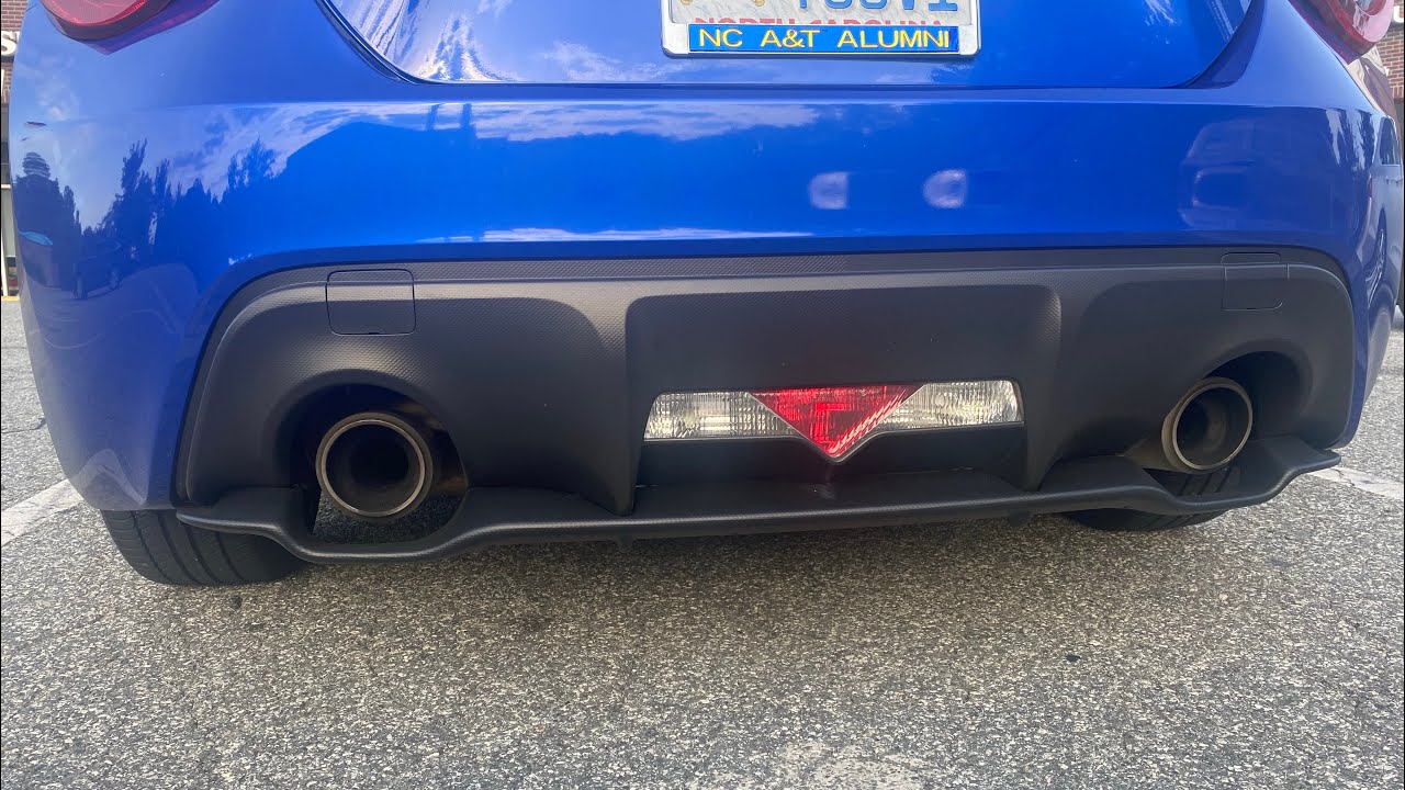 IKON MOTORSPORTS BRZ Rear Bumper Lip Install