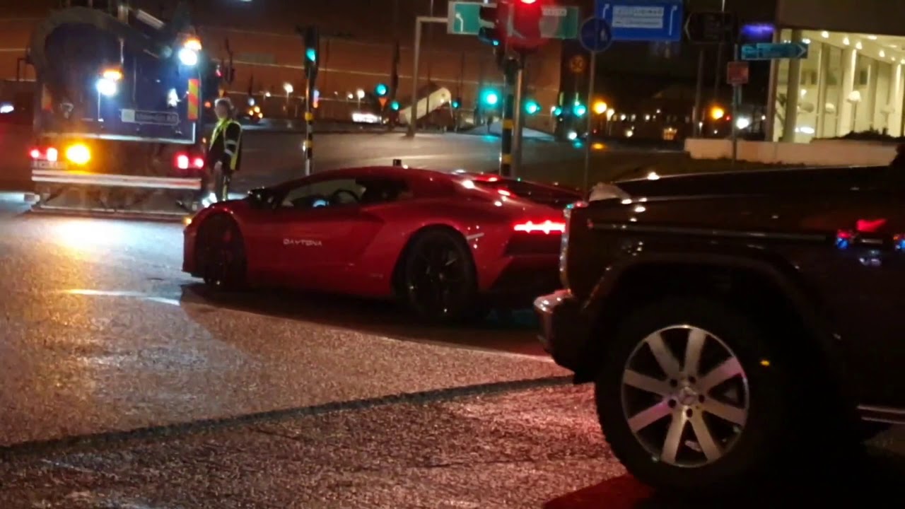 Lamborghini Urus Convoy Thru Stockholm, Sweden
