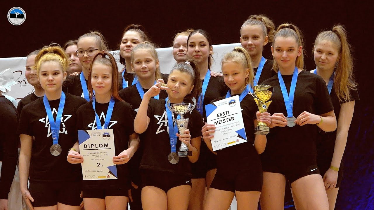 Akros Cheer All Girl - VÕIMLEMISKLUBI AKROS 🏆🥈🥇💖 CHEERLEADING | L2OAT | ESTONIAN CHEER OPEN 2023 🔥🔥