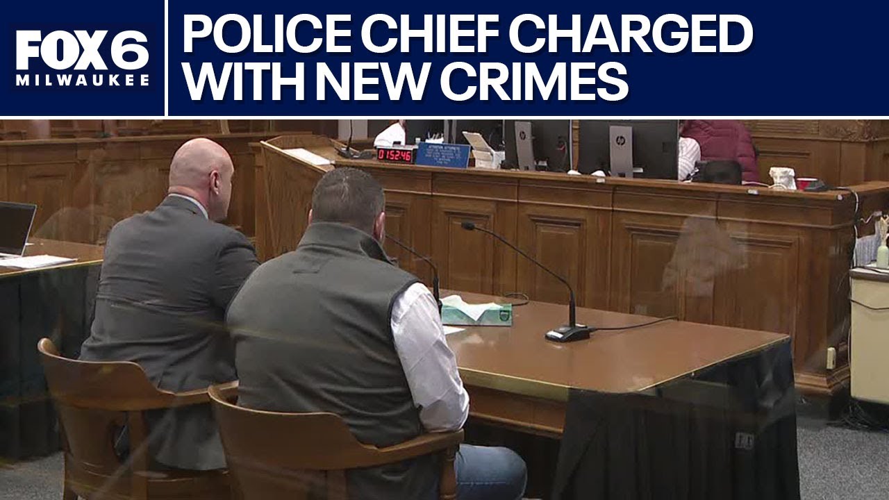 Greenfield police chief charged with new crimes | FOX6 News Milwaukee
