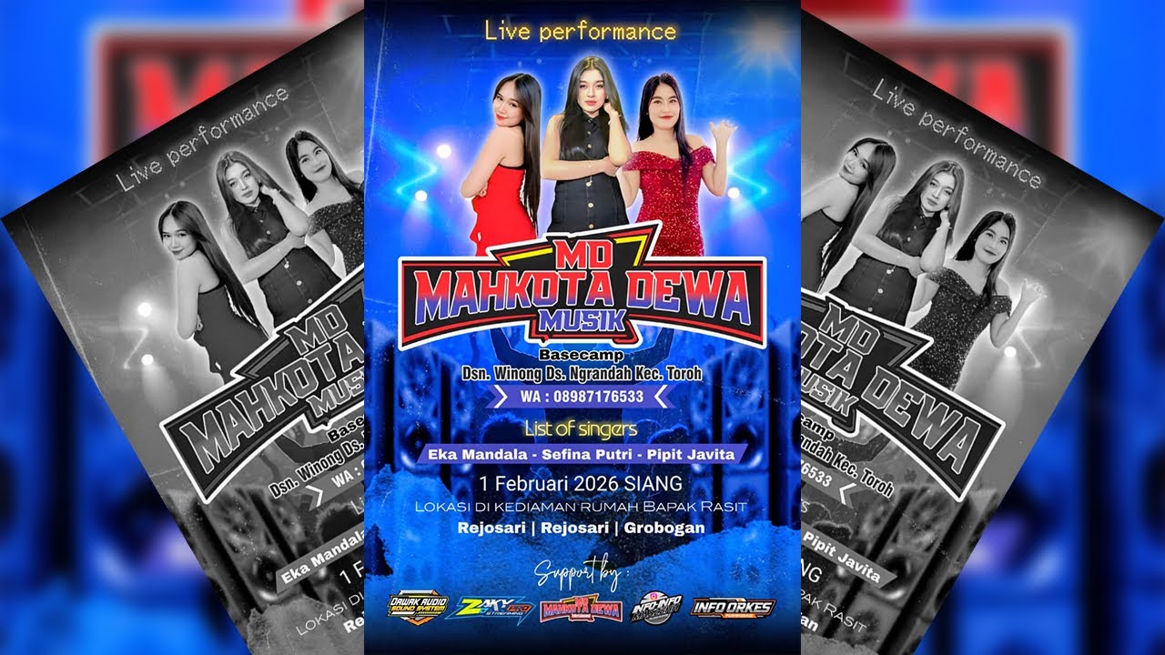 💍Live wedding ERNA & HANDOKO || perform MAHKOTA DEWA || DAWAK SPL AUDIO || Rejosari, 01 Feb 2026 💍