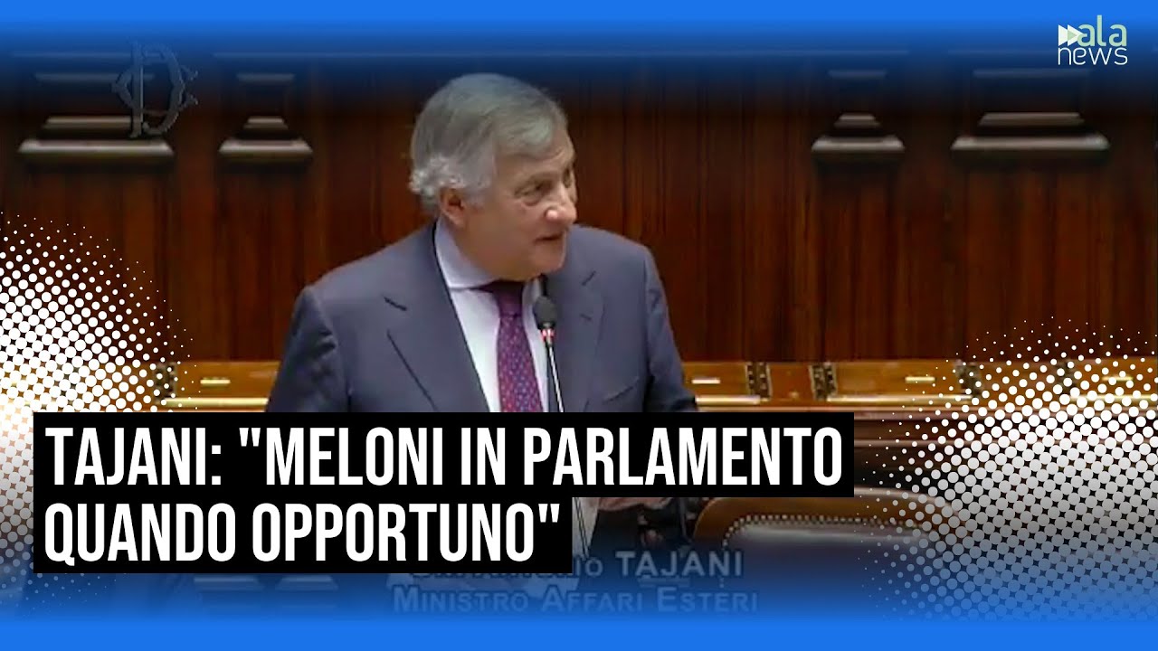 Medio Oriente, Tajani: 