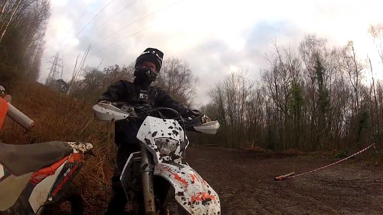 Enduro practice track - KTM 450 EXC