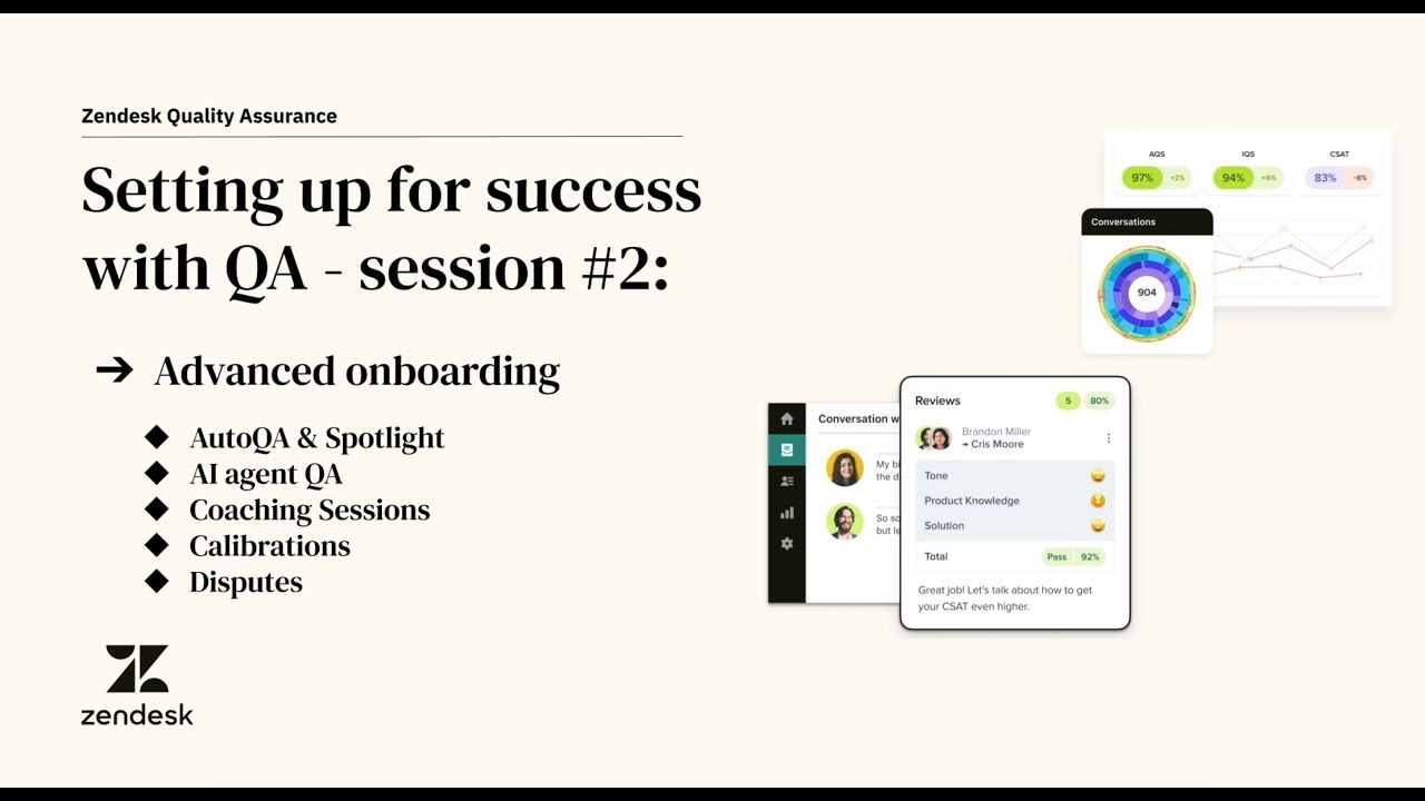 Setting up for success with Zendesk QA: Advanced onboarding