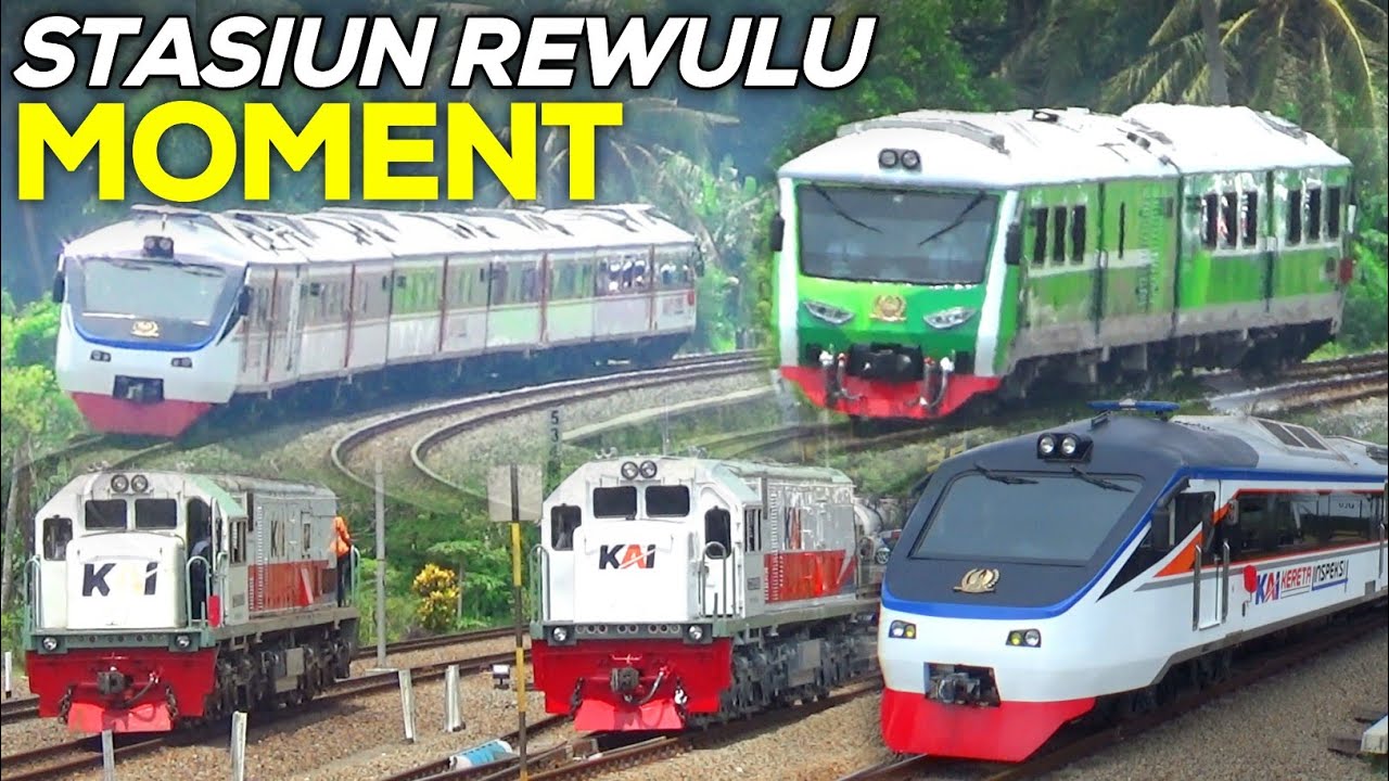 NONTON KERETA API ISTIMEWA DI STASIUN REWULU!! - PANEN MOMENT